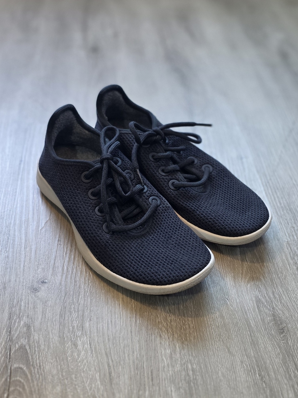Allbirds Tree Runners Shoes Womens Size 8 Blue Mesh Lace Up Sneakers Casual